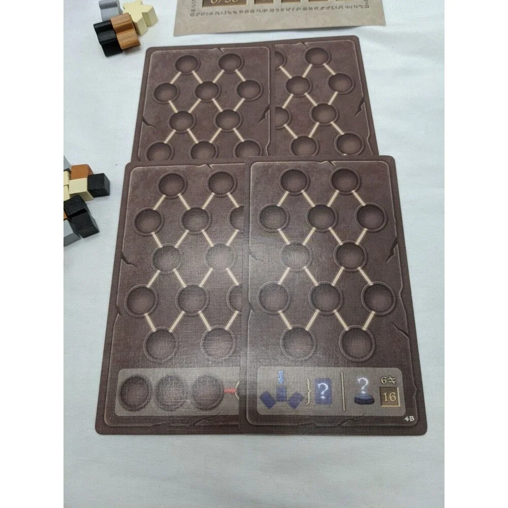 Mystery Of The Temples Deep Water Games Board Game Complete